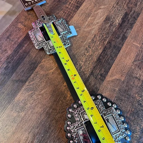 Roper concho Belt - Picture 8 of 12